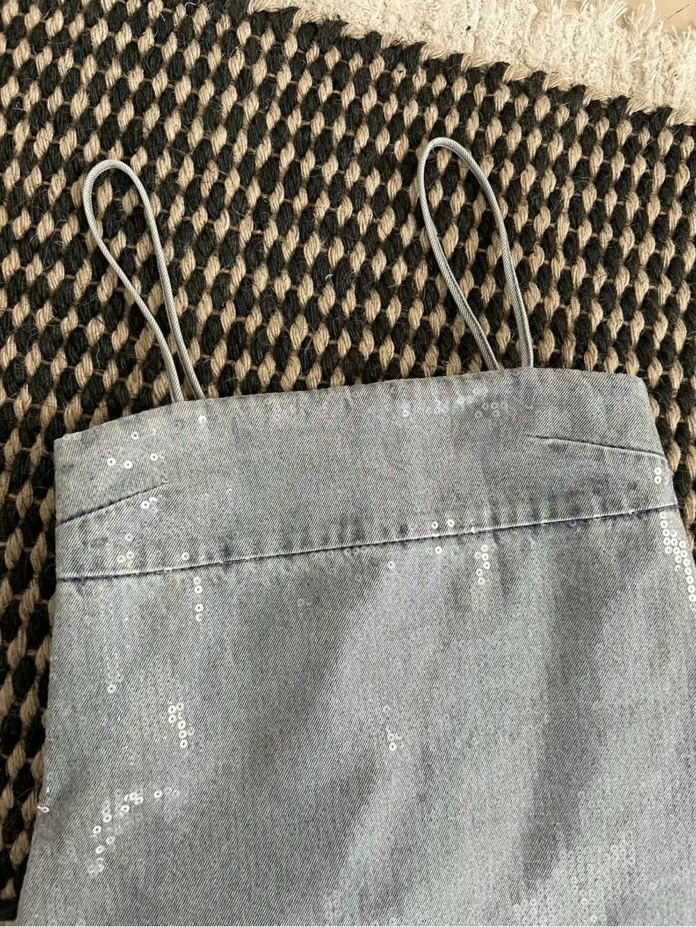 Retrofete Nadiya Denim Mini Dress - Picture 7 of 10